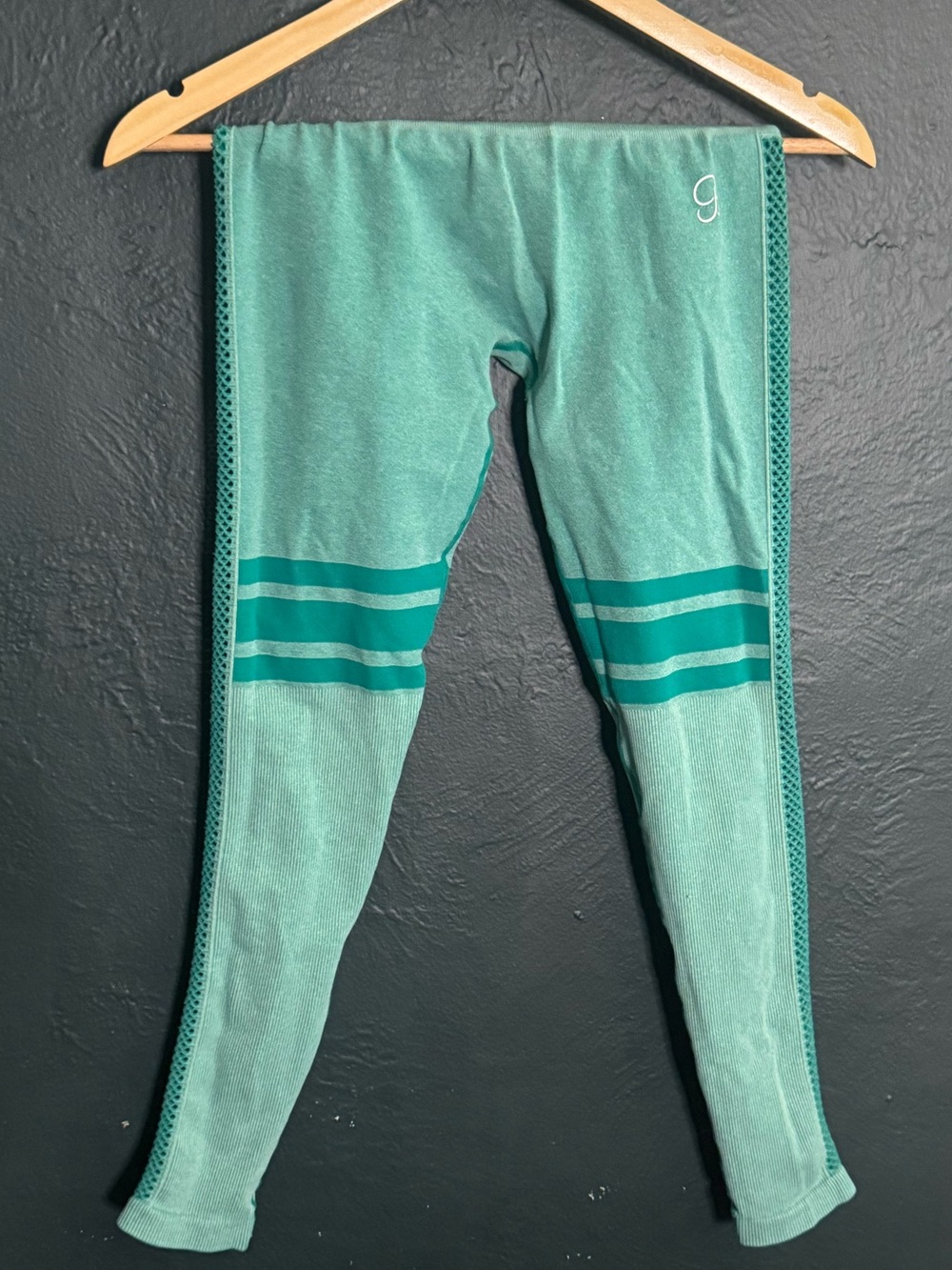 Bombshell Sportswear Teal/Turquoise Fishnet Leggings